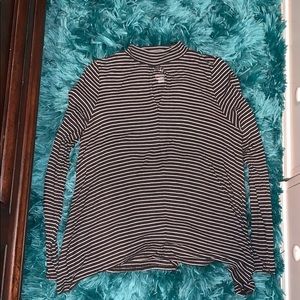 High Neck Key Hole Long Sleeve